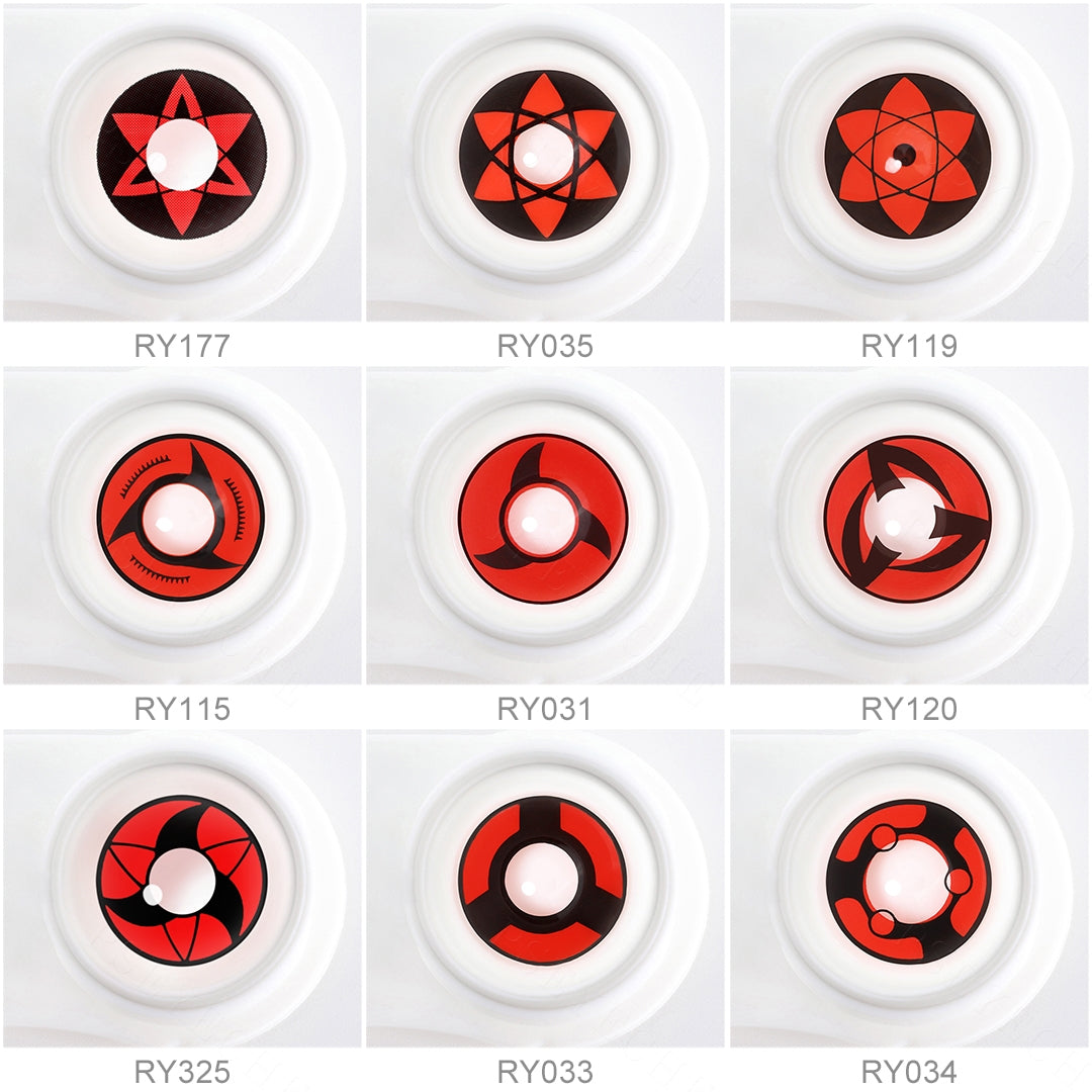 Anime Sharingan 艺术隐形眼镜产品图 3