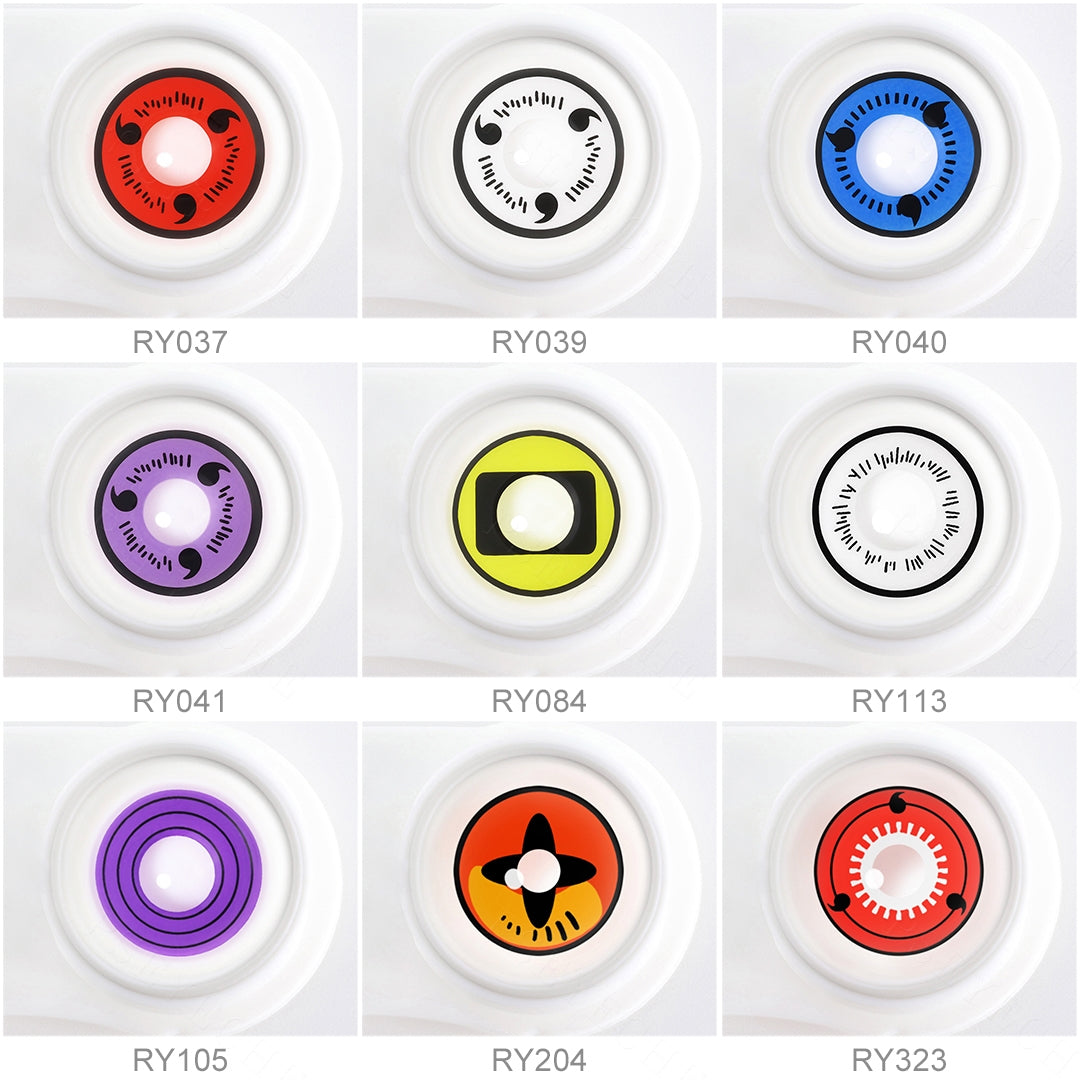 Anime Sharingan 艺术隐形眼镜产品图 5
