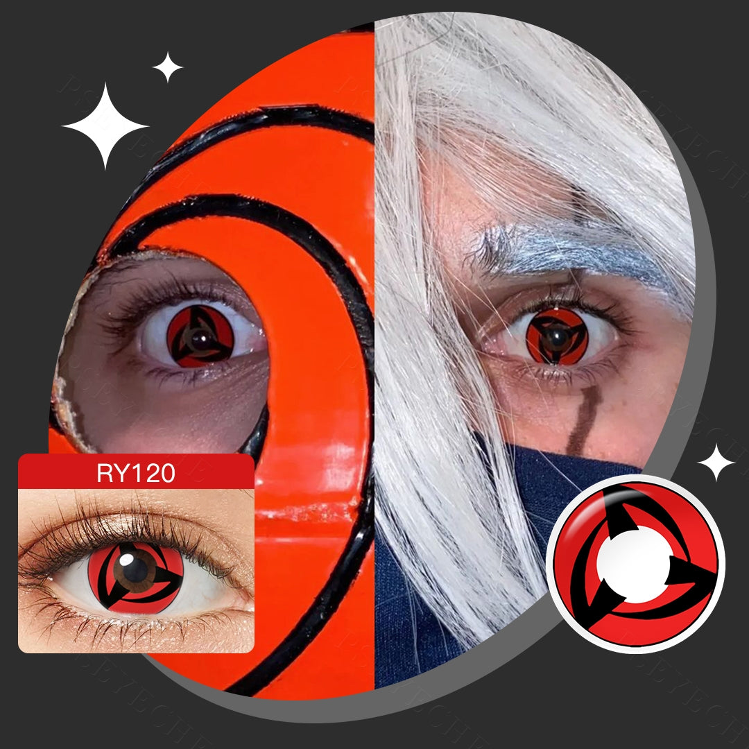 Anime Sharingan 艺术隐形眼镜产品图 7