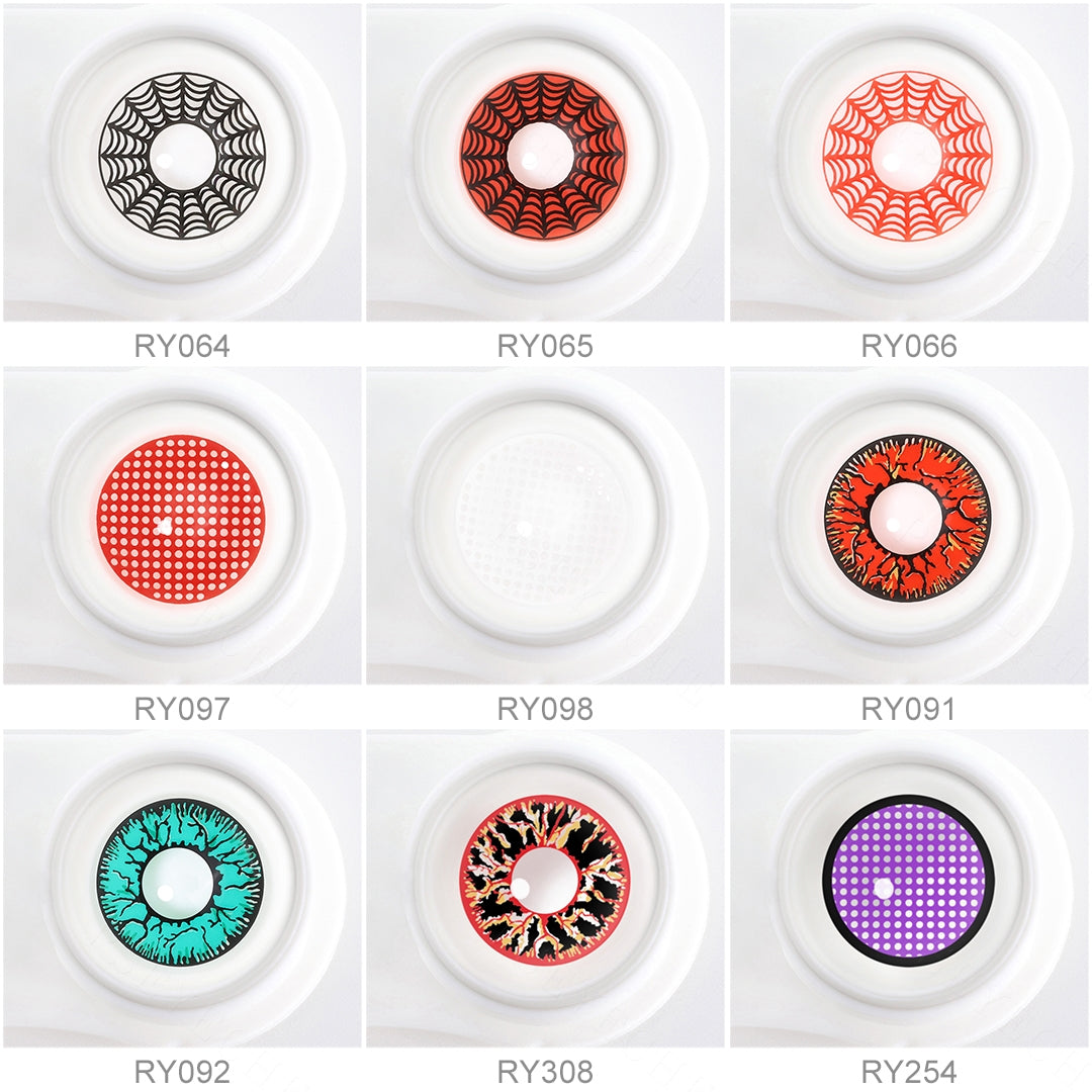 Mesh white mesh 艺术隐形眼镜产品图 2