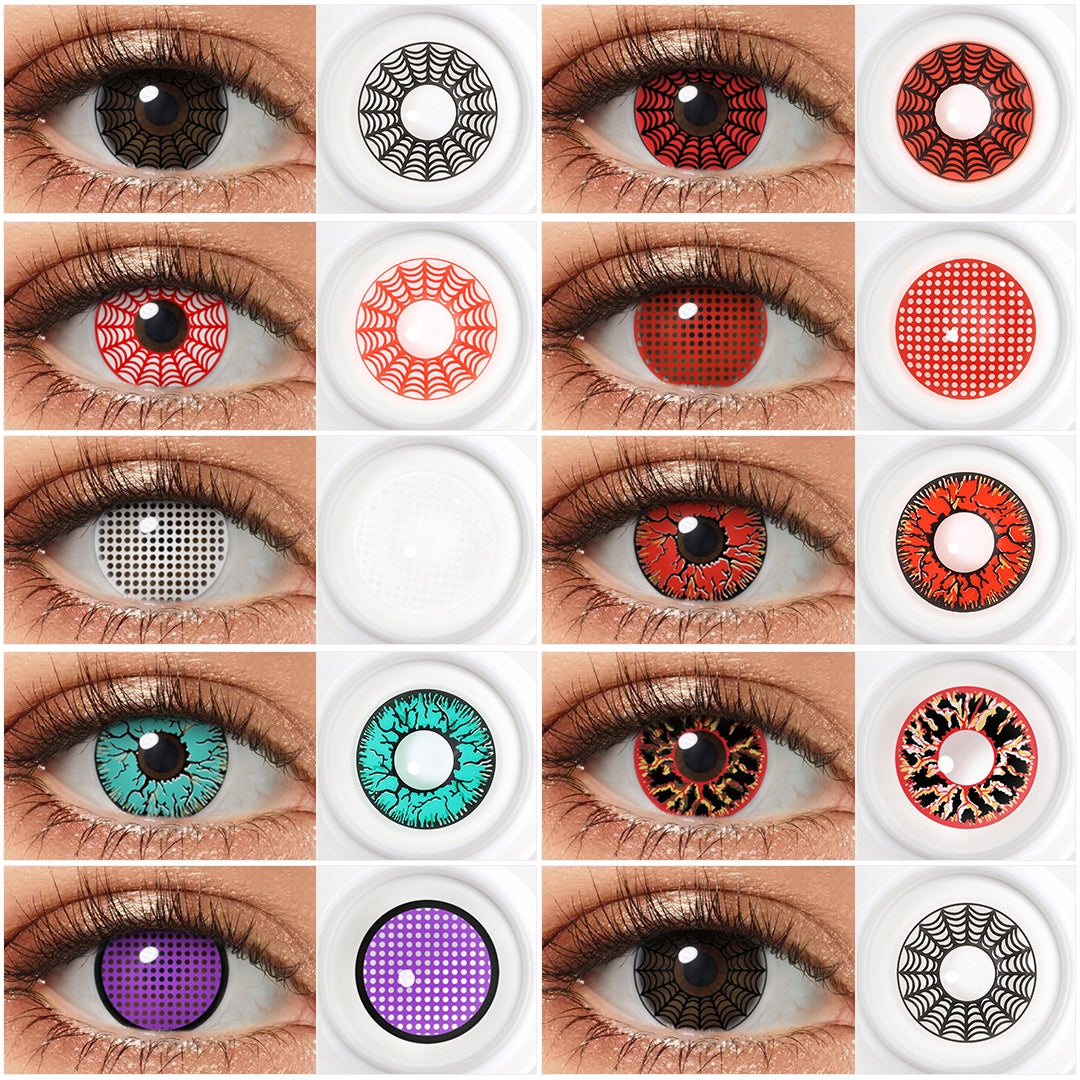 Mesh white mesh 艺术隐形眼镜产品图 3