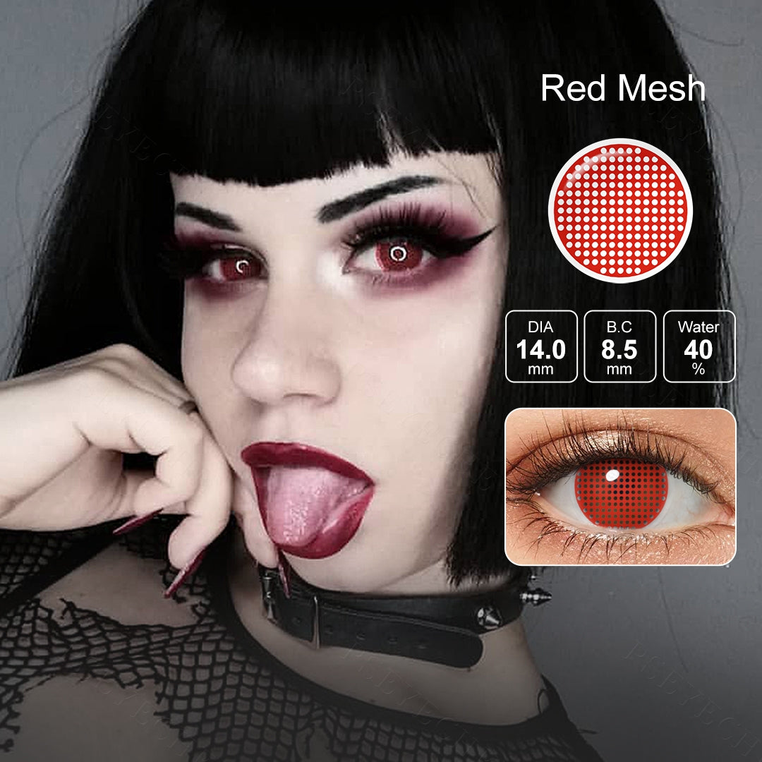 Mesh white mesh 艺术隐形眼镜产品图 6