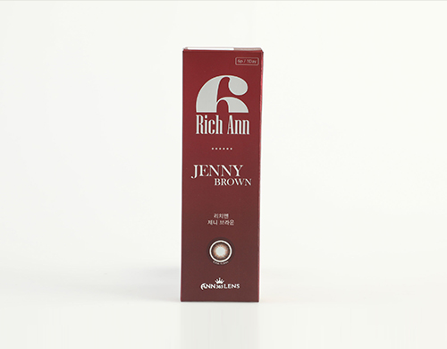 Rich Ann JENNY (BROWN) 隐形眼镜产品案例