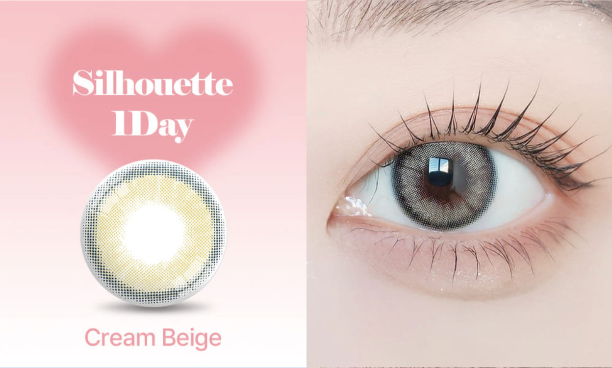 Silhouette 1Day (CREAM BEIGE, BLUE GRAY) 产品图片