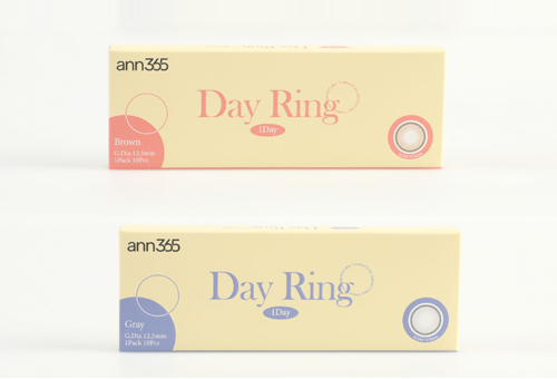 Day Ring 1Day (BROWN, GRAY) 隐形眼镜产品案例