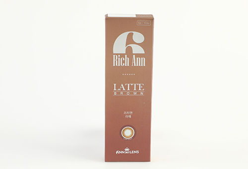 Rich Ann LATTE (BROWN) 隐形眼镜产品案例