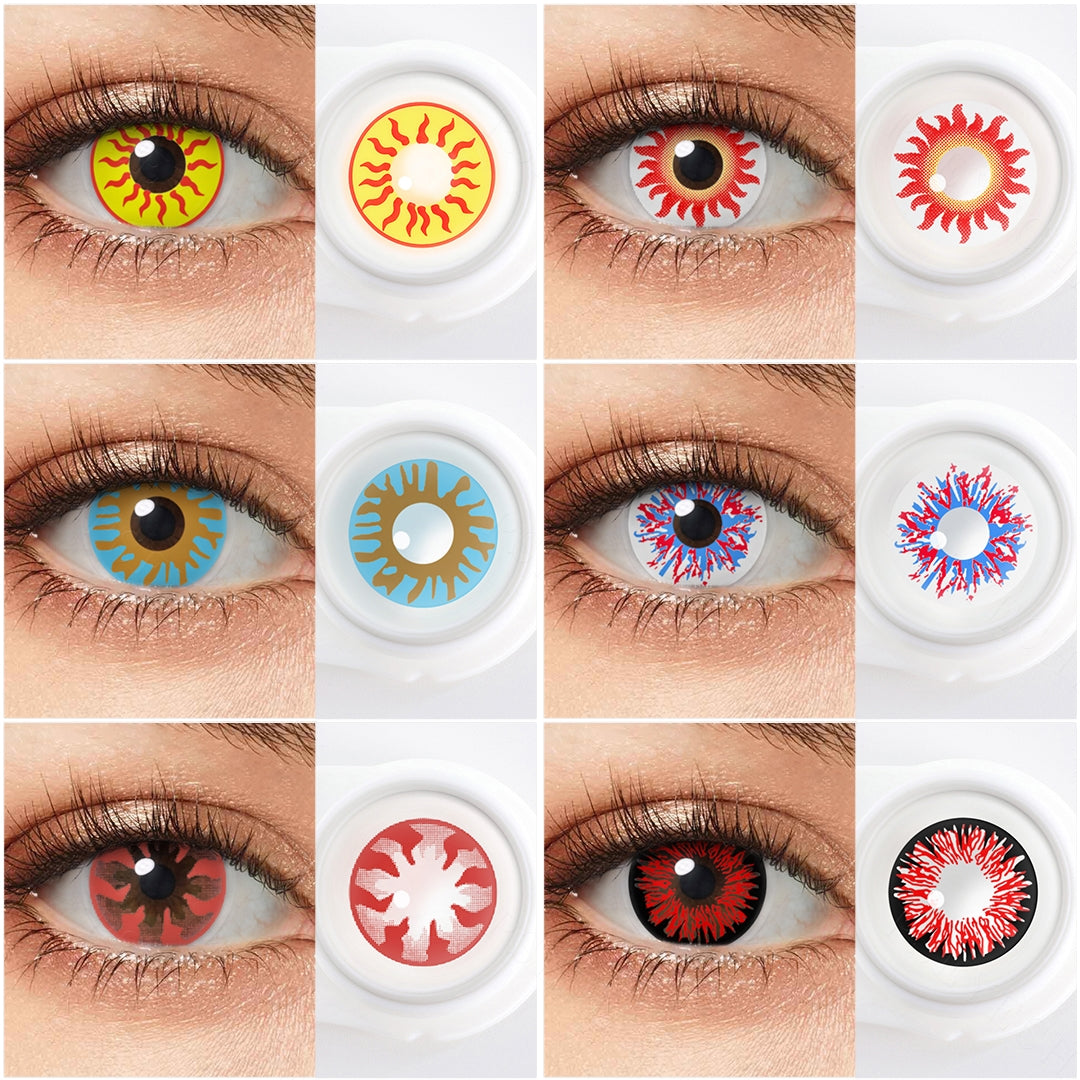 Sun Flame 艺术隐形眼镜产品图 3