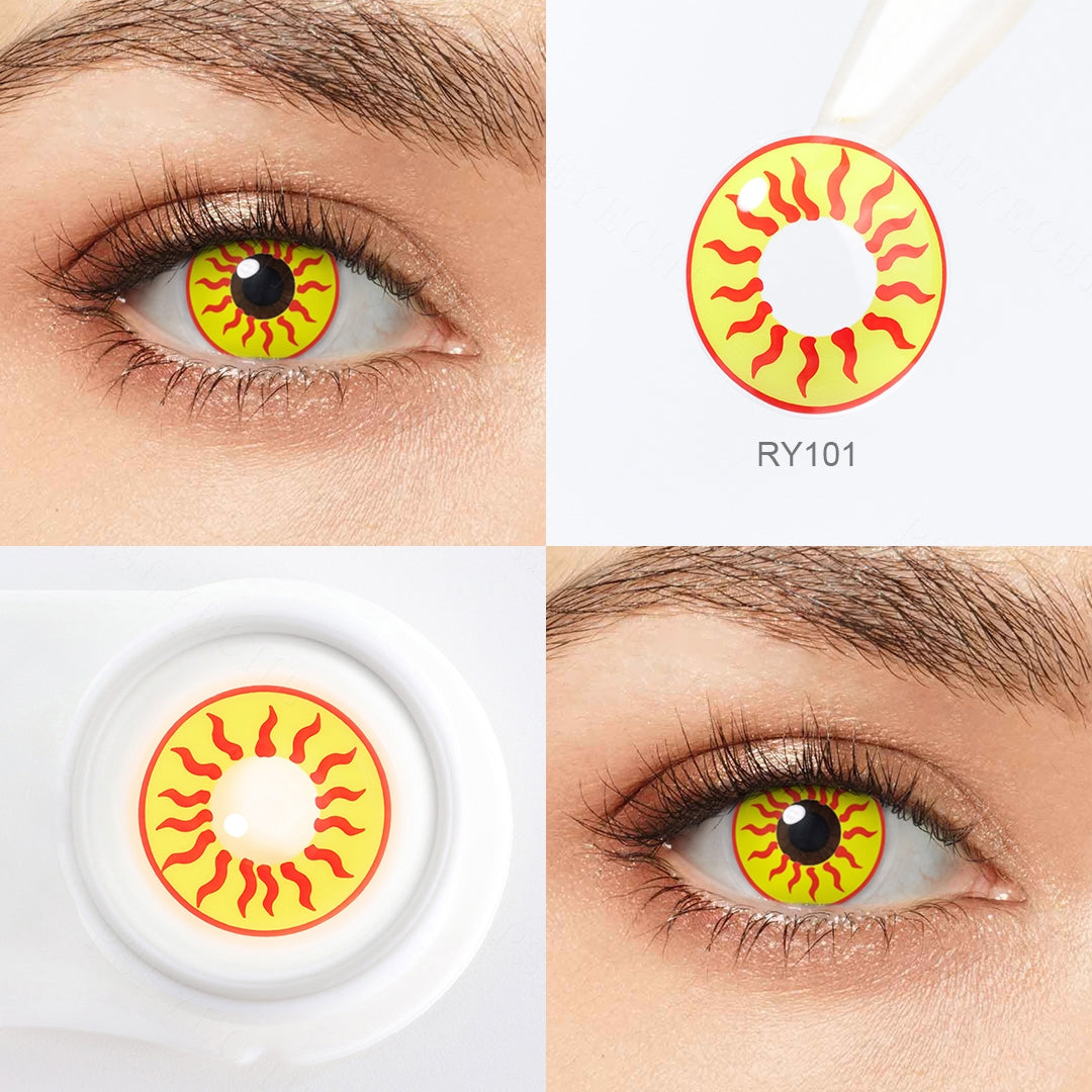 Sun Flame 艺术隐形眼镜产品图 6