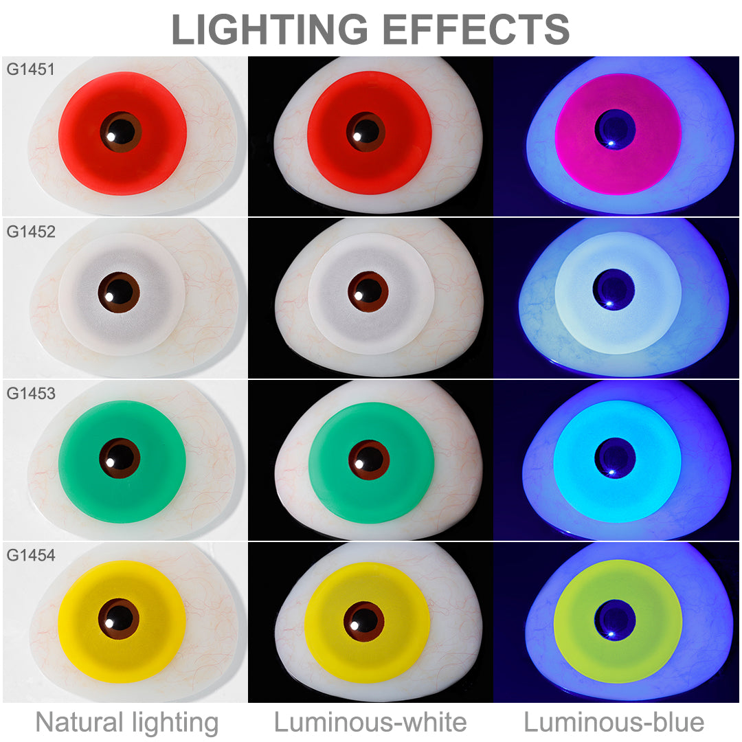 UV Glow 迷你巩膜隐形眼镜产品图 6